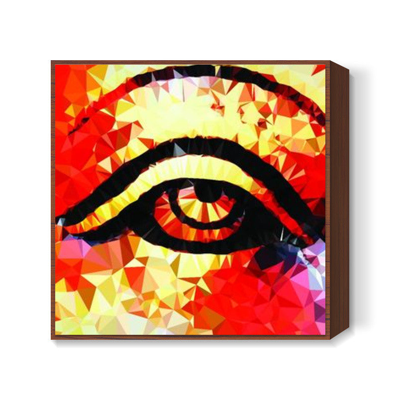 Mangalmurti low poly Square Art | vinayak chincholkar