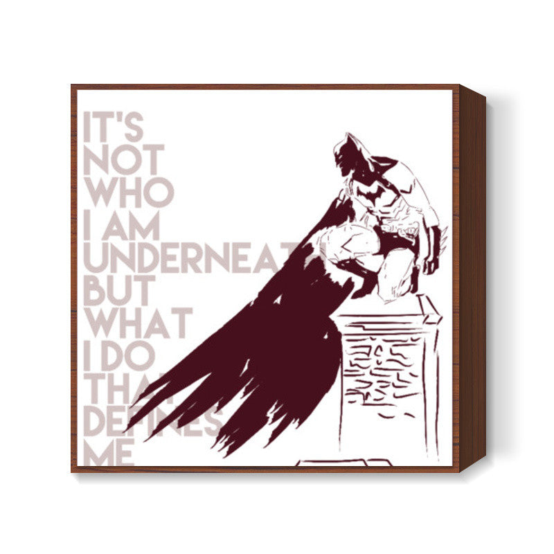 Batman Sketch Square Art Prints
