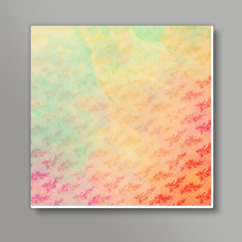 Water Colour Floral Print Square Art Prints