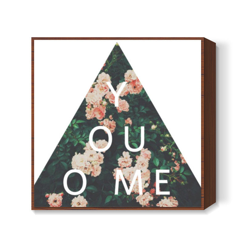 you owe me Square Art Prints