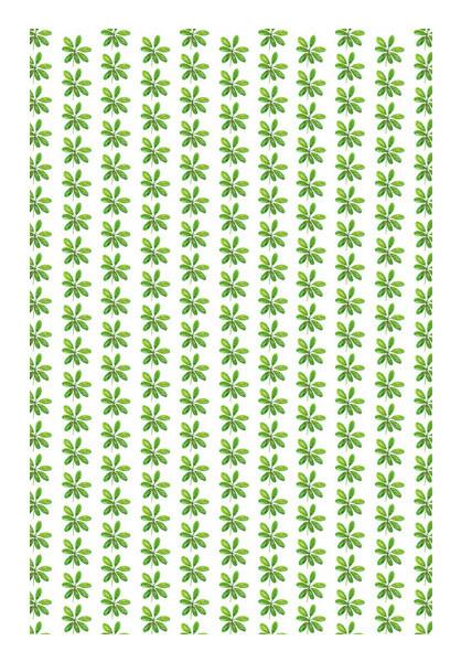 PosterGully Specials, Painted Green Leaf/Leaves Design Botanical Summer Decor Wall Art