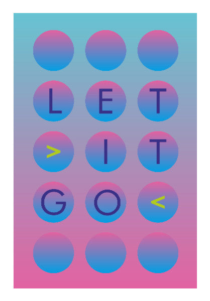 Wall Art, Let it go Candy colors Poster | Dhwani Mankad, - PosterGully