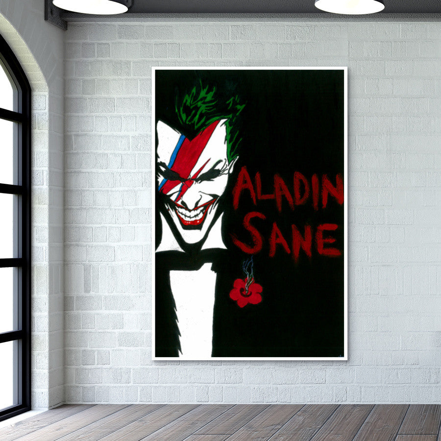 DC worlds Aladin Sane Wall Art