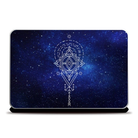 Sacred geometric fantasy abstract Laptop Skins