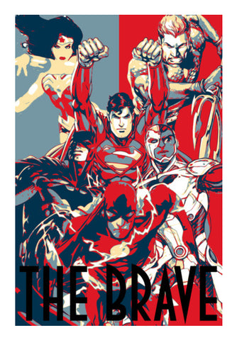 Justice League: The Brave Wall Art
