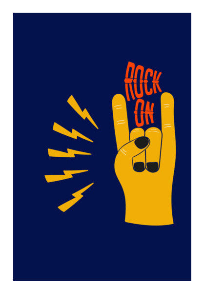 Rock On - Rock Music Art PosterGully Specials