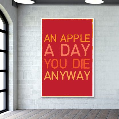 An Apple A Day ! Wall Art