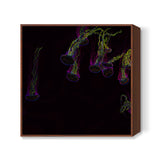 Glowing Jelly Fish Square Art Prints