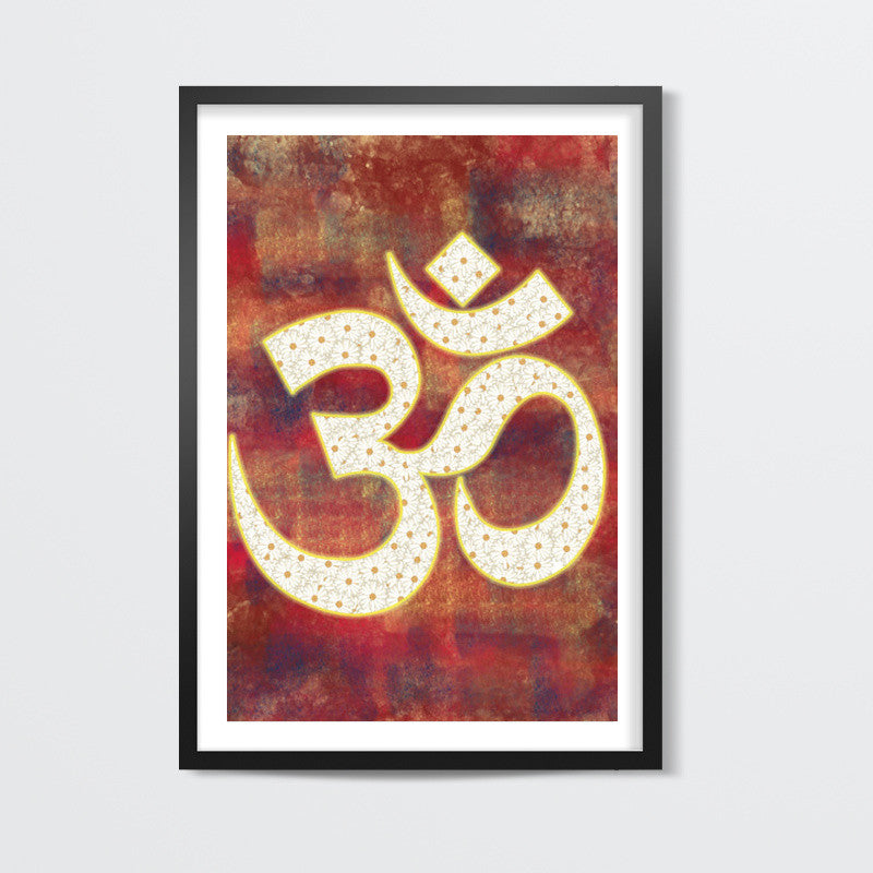 Om Textured Artwork Wall Art