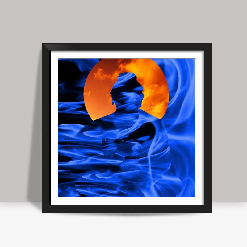Buddha Sea Square Art Prints