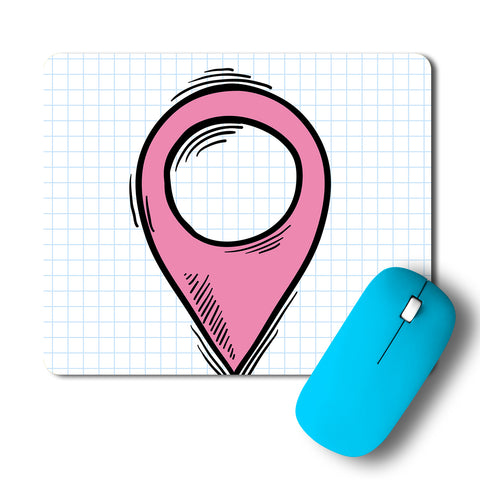 Location Minimal Artwork Mousepad