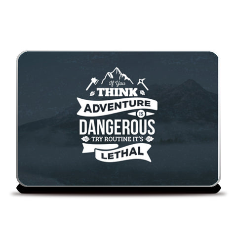 routine is lethal Laptop Skins