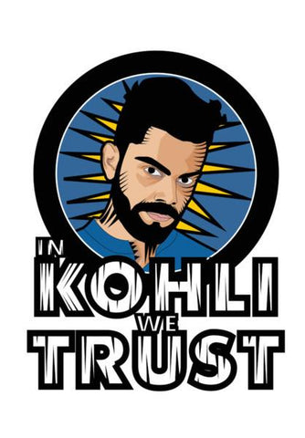PosterGully Specials, In Kohli We Trust Wall Art