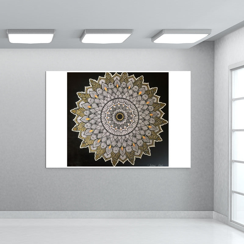 Marigold Mandala Wall Art