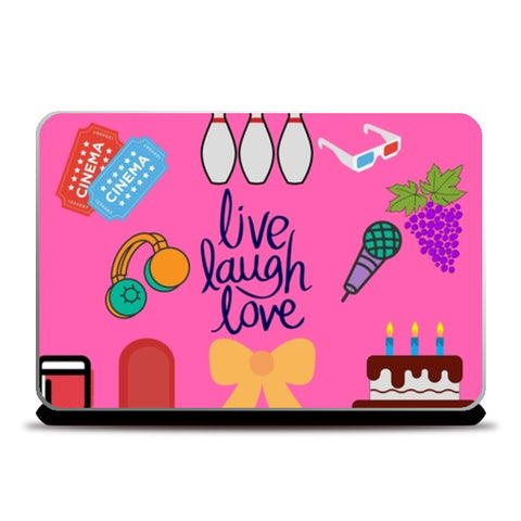 Live Laugh Love Laptop Skins