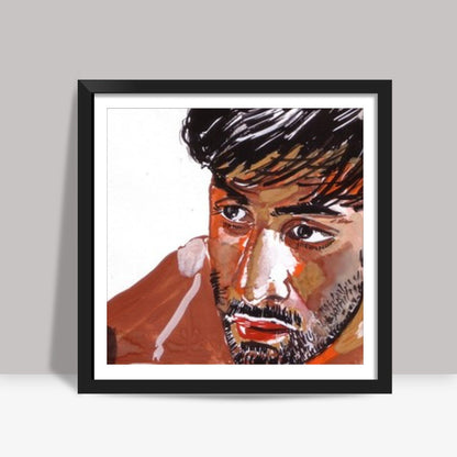 Bollywood superstar Ranbir Kapoor can intrigue and entertain with his versatility Square Art Prints
