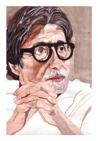 Amitabh Bachchan is one of the biggest superstars of Bollywood Wall Art