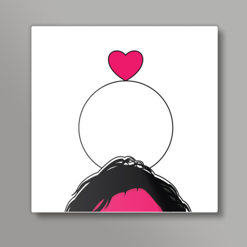 Desire for Love Square Art Prints