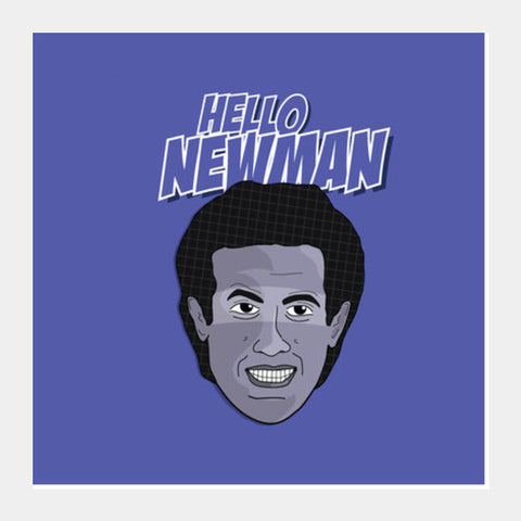 Sitcom Classics - Senfield - Hello Newman Square Art Prints