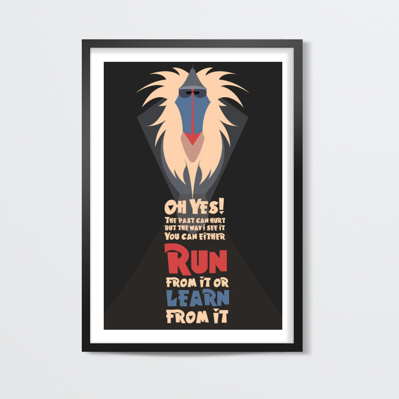 Rafiki Inspirational - Lion King Wall Art