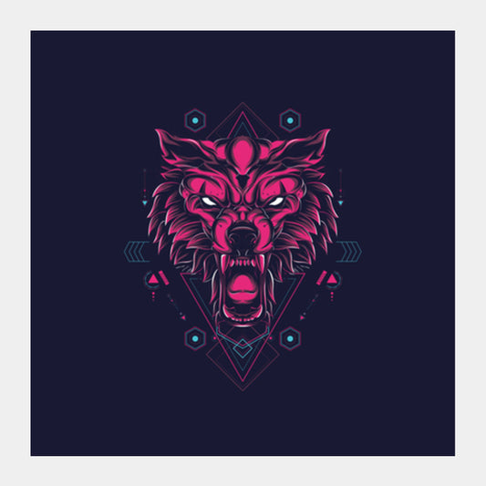 The Wolf Square Art Prints