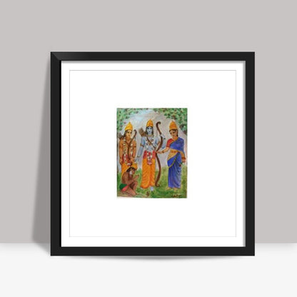 Sita, Ram, Lakshmane and Hanuman /artiste : Lalitavv