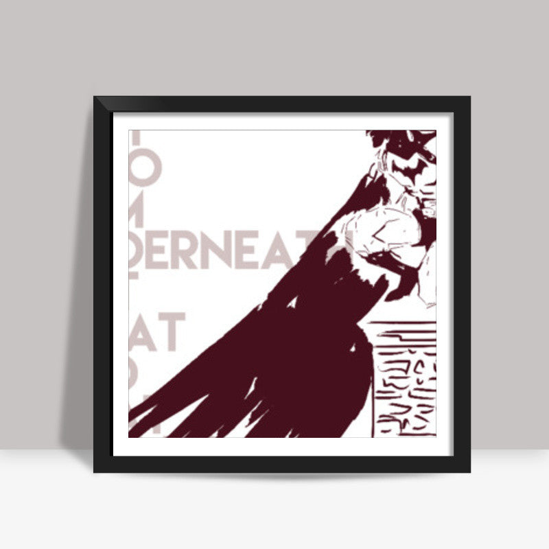 Batman Sketch Square Art Prints