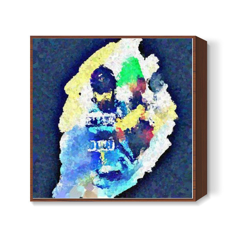 BLEED BLUE Square Art Prints