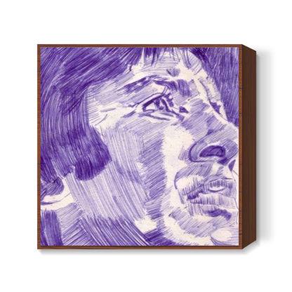 Bollywood superstar Amitabh Bachchan has his eyes set on the long run Square Art Prints