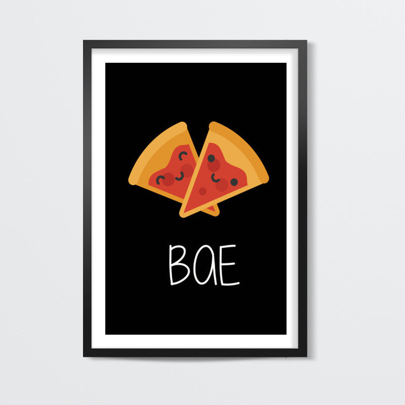 Pizza is my BAE 2 Wall Art