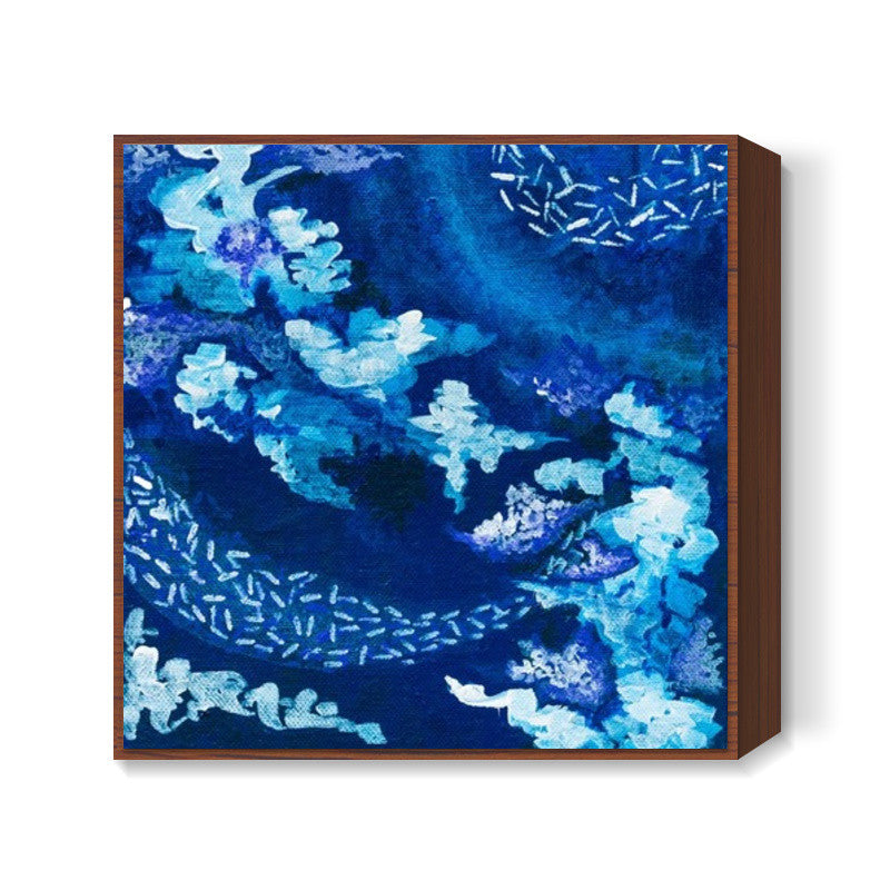 A Japanese Winter Square Art Prints