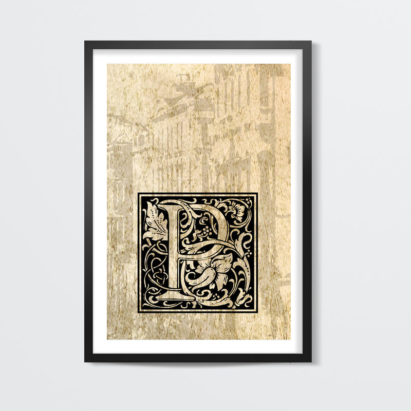 Ornate P Wall Art