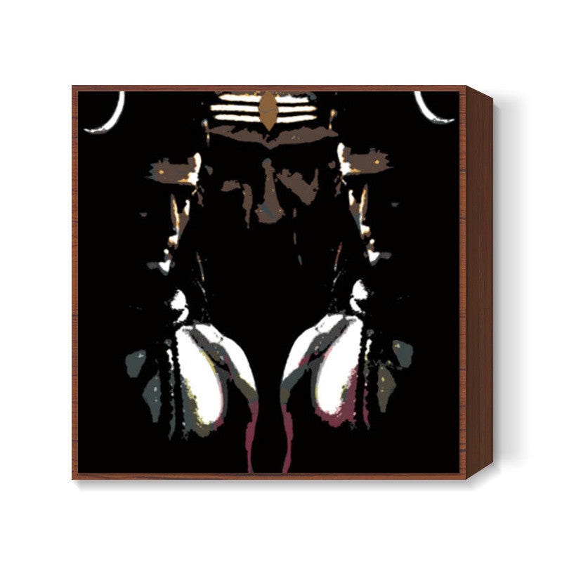 mahadeva1 Square Art Prints