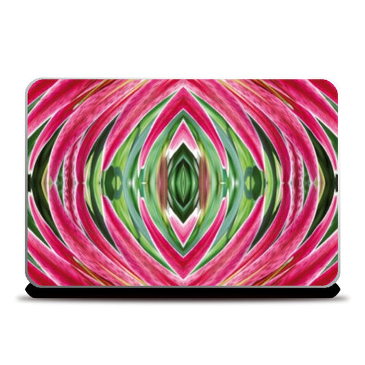 Laptop Skins, Bright Pink Floral Abstract Laptop Skin