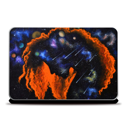 Planets & Shooting Stars Laptop Skins