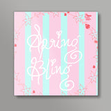Spring flower Square Art Prints