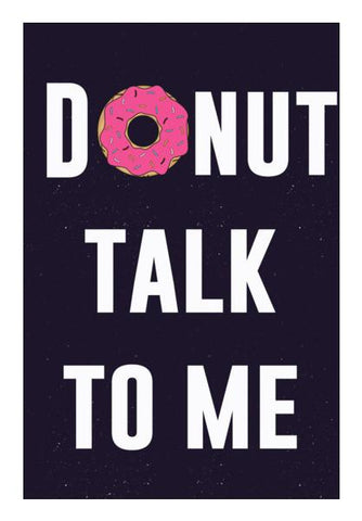 PosterGully Specials, DONUT Talk To Me Wall Art