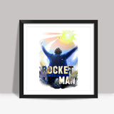 Indias Rocket Man Square Art Prints