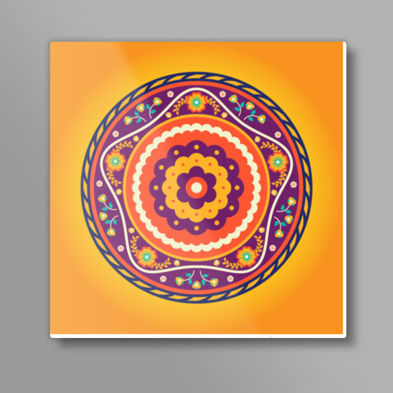 Mandala 2 Square Art Prints