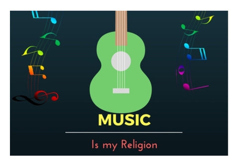 Music is my Religion Wall Art