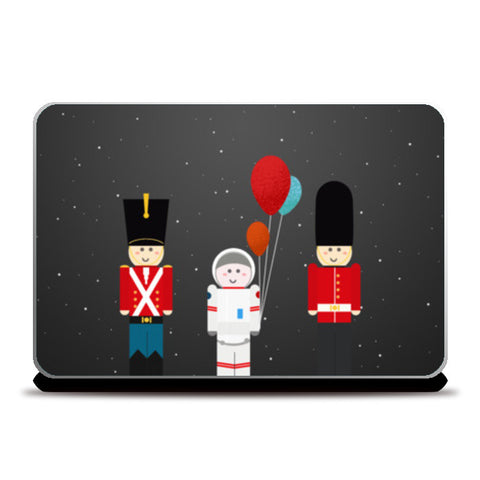 London Guard - Nut Cracker - Astronaut - Stars Laptop Skins