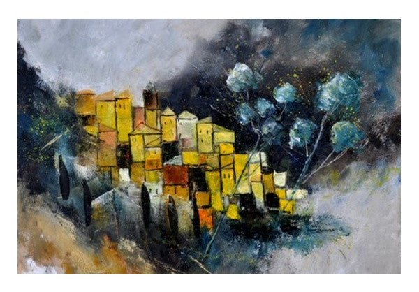 Abstract Tuscany Landscape Art PosterGully Specials