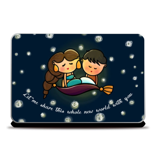 A Whole New World Laptop Skins