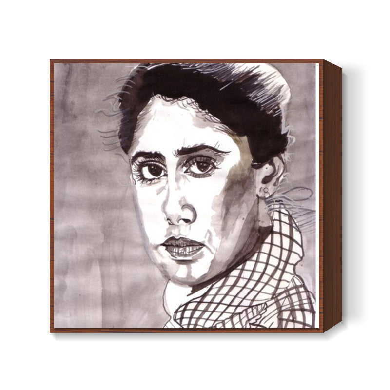 Smita Patil was a versatile performer Square Art Prints