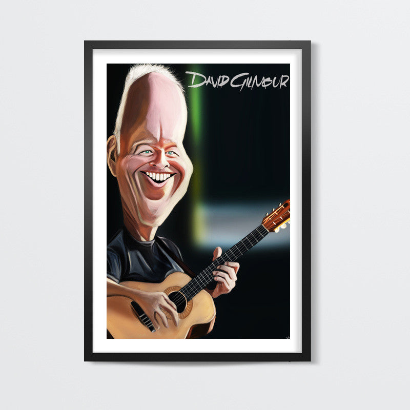 Pink Floyd | David Gilmour | Caricature Wall Art