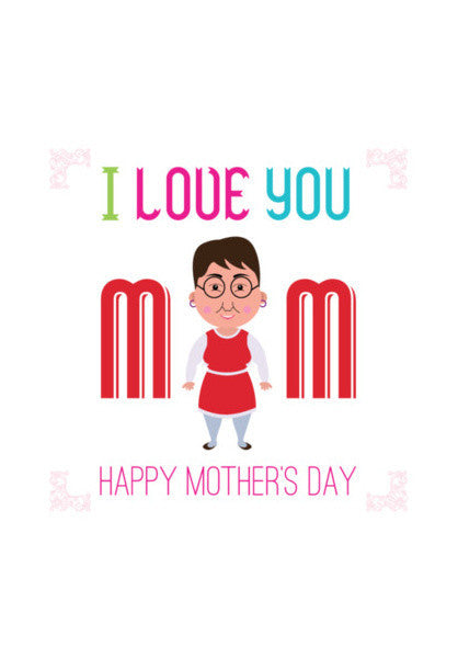 I Love You Mom Art PosterGully Specials