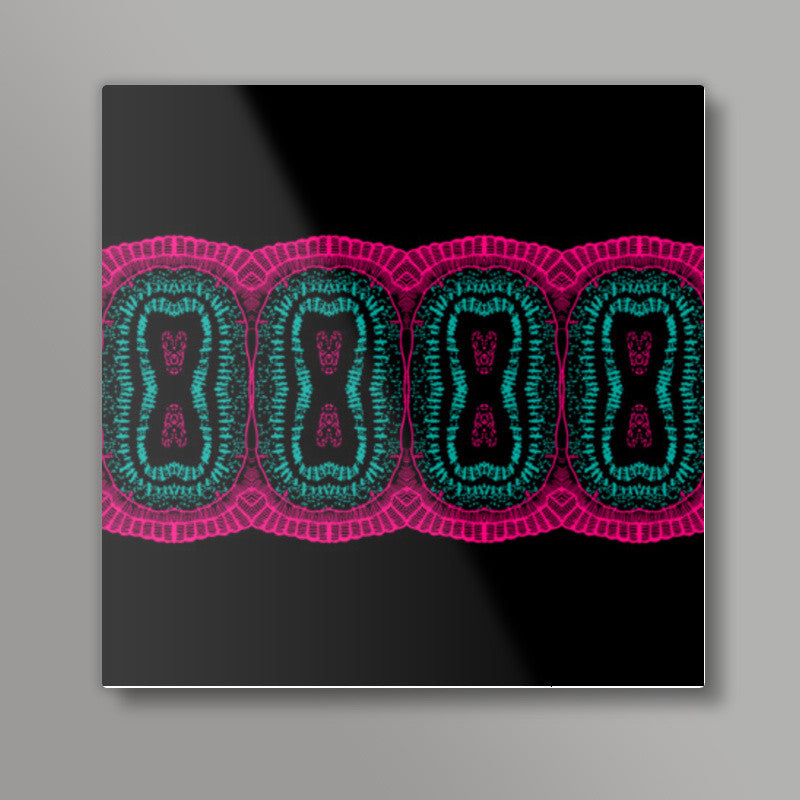 Plank-tonic Psych-e-delic ! Square Art Prints