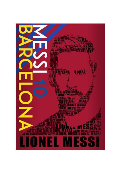 PosterGully Specials, Messi | Barcelona Color Variant Wall Art