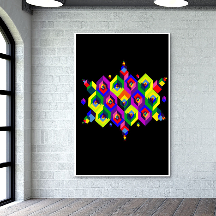 Cube Dimension Wall Art