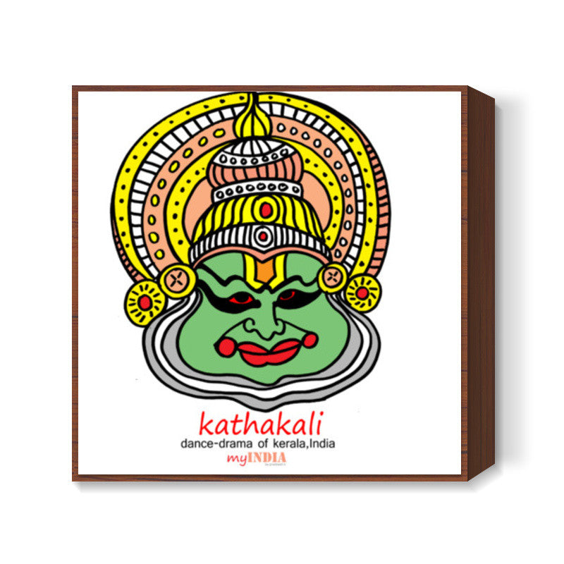 kathakali Square Art Prints